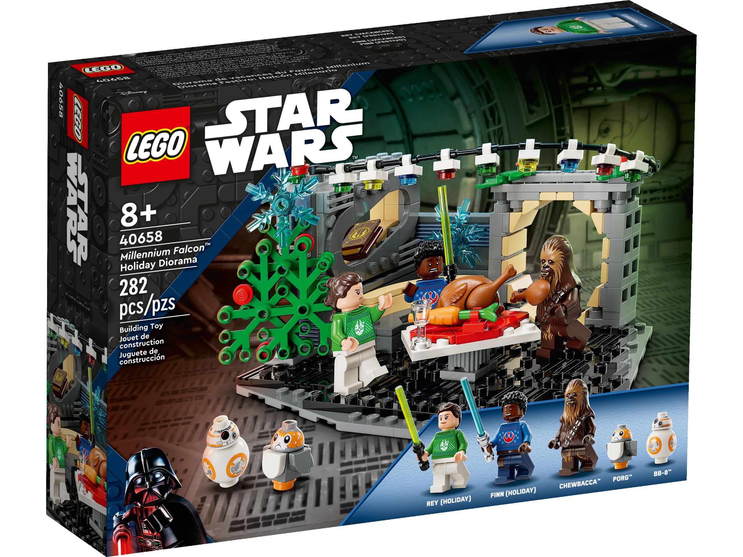 LEGO® Star Wars™ 40658 Świąteczna diorama z Sokołem Millennium™