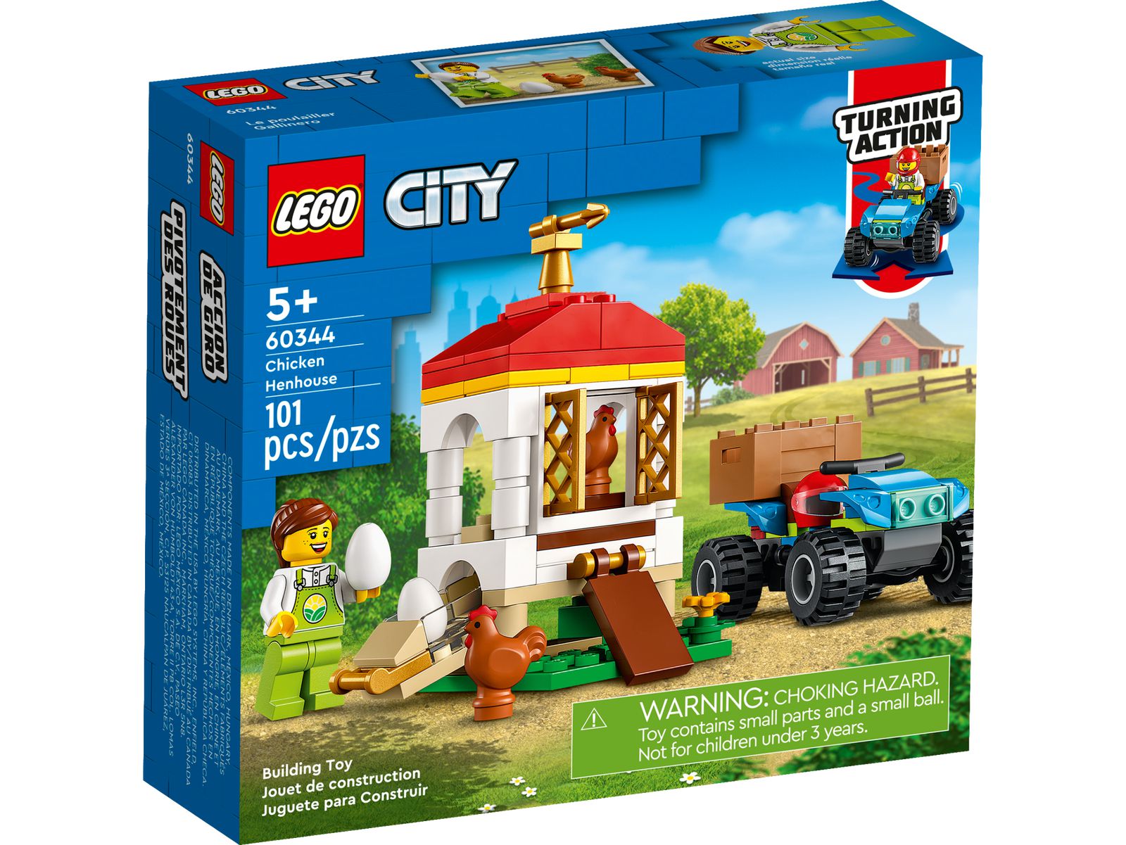 LEGO® City 60344 Kurnik z kurczakami