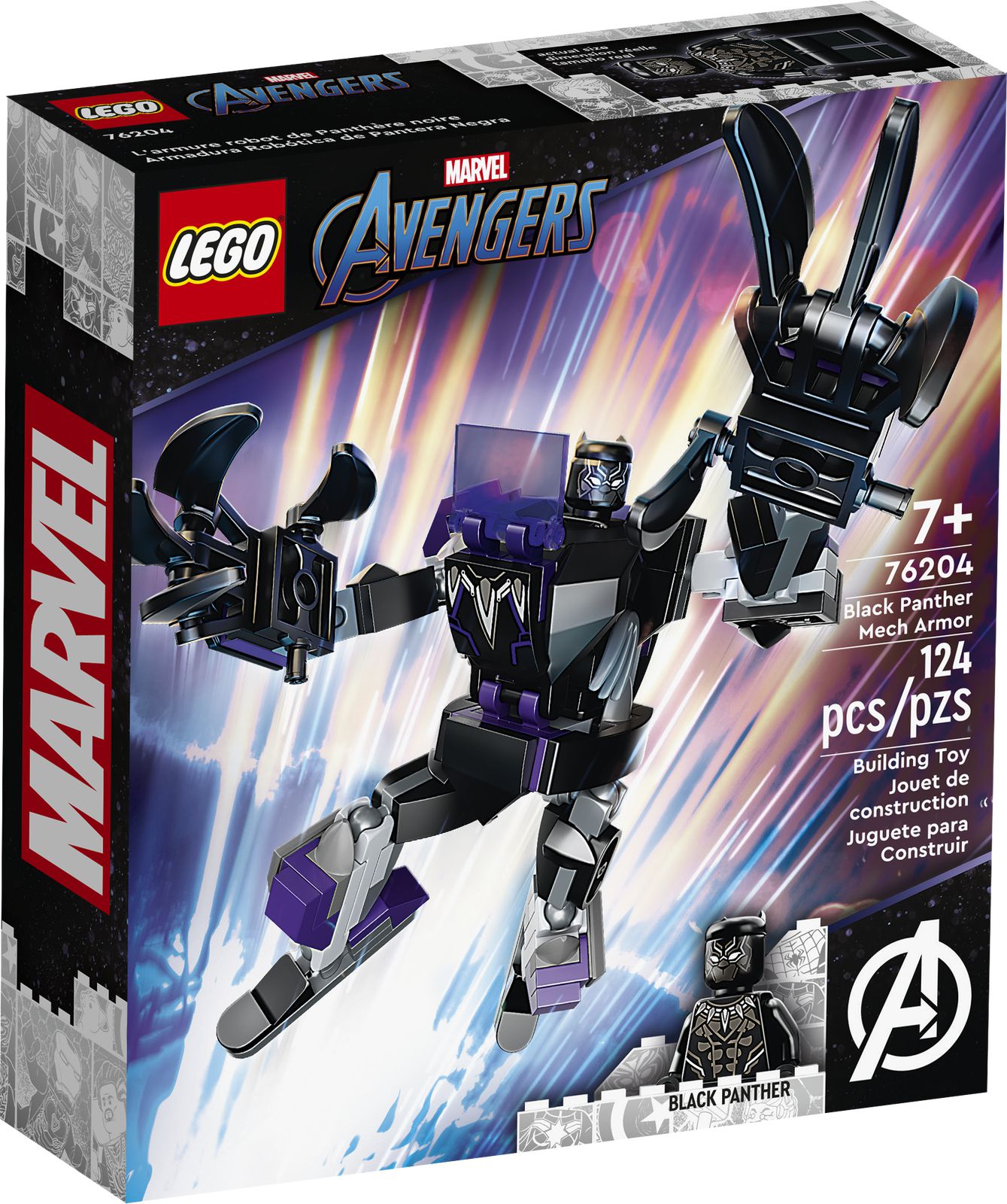 LEGO® Marvel 76204 Mechaniczna zbroja Czarnej Pantery