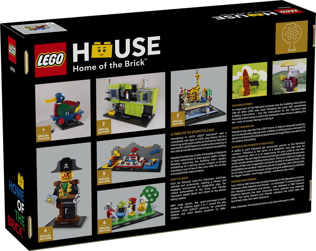 LEGO® LEGO House 40506 Hołd dla LEGO® Fabuland® (z autografami) - obrazek 3