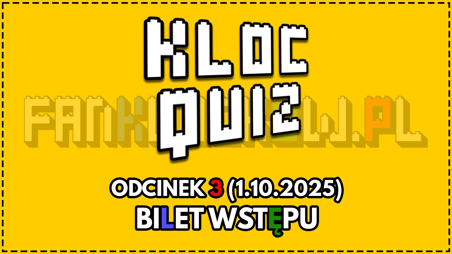 KlocQuiz: odcinek 3 - bilet wstępu