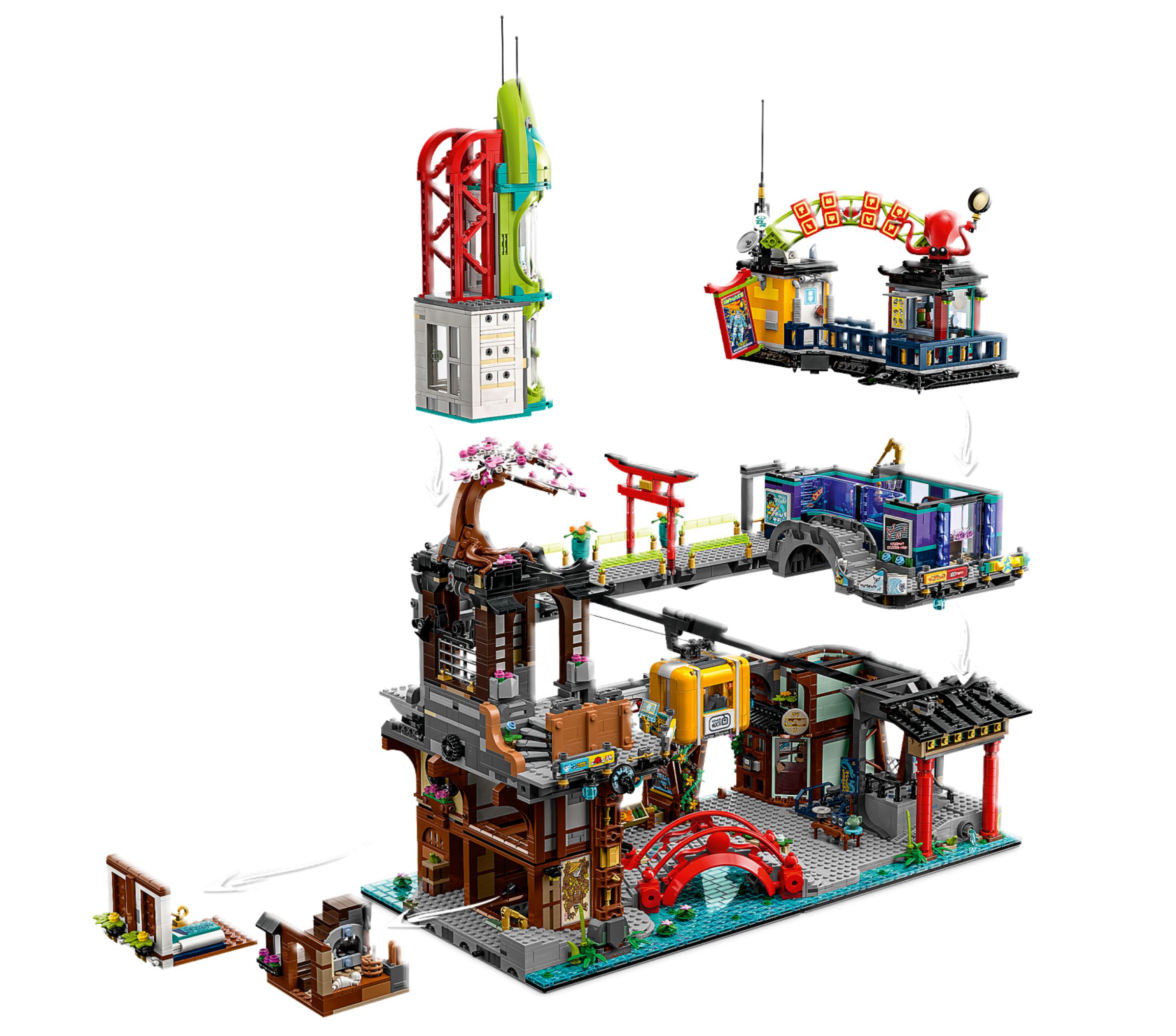 LEGO® Ninjago™ 71799 Rynek miejski NINJAGO - obrazek 5
