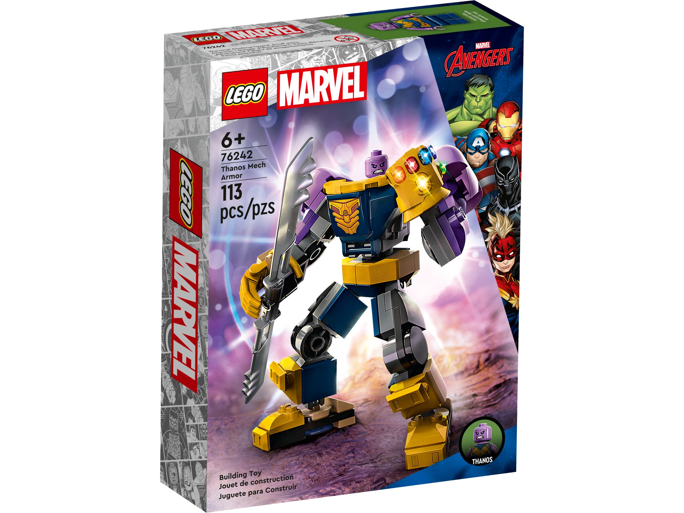 LEGO® Marvel 76242 Mechaniczna zbroja Thanosa