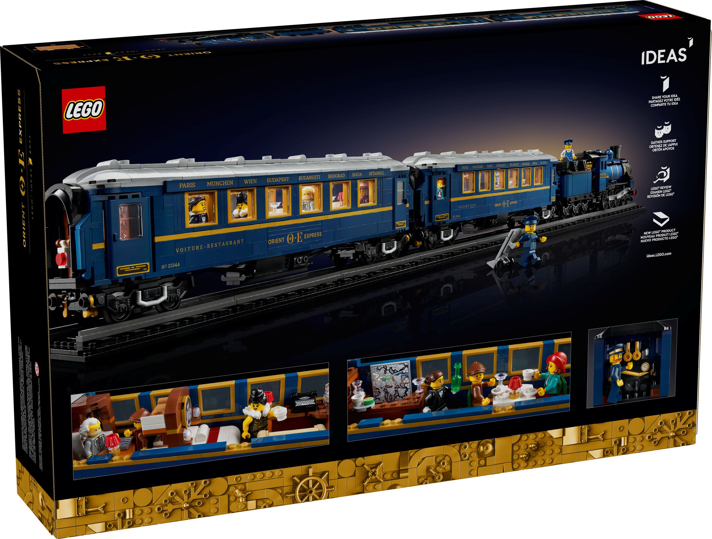 LEGO® IDEAS 21344 Pociąg Orient Express - obrazek 2