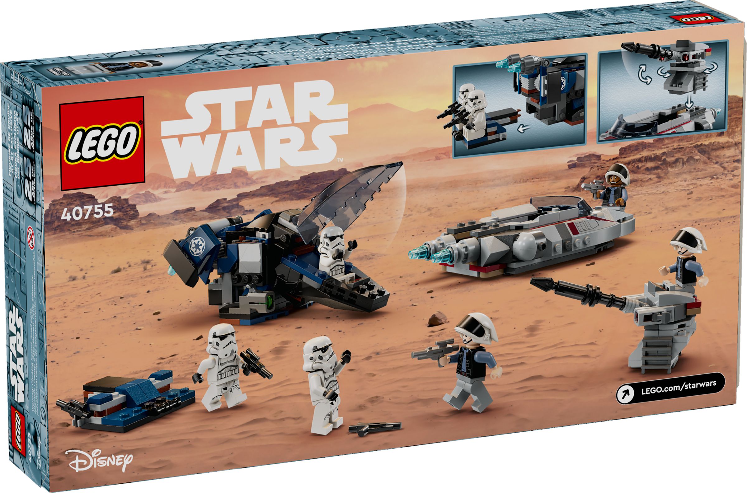 LEGO® Star Wars™ 40755 Imperialny transportowiec kontra zwiadowczy śmigacz Rebelii - obrazek 3